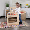 Children's Wooden Kitchen Stove for or Home Use - Safe, Kid Friendly Design - Flash Furniture