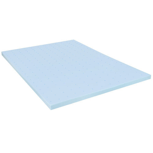 2 inch Cool Gel Mattress Topper with CertiPUR-US Certified Memory Foam - Full - Flash Furniture