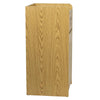 Wood Tray Top Receptacle in Oak - Flash Furniture