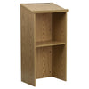 Stand-Up Wood Lectern in Oak - Flash Furniture