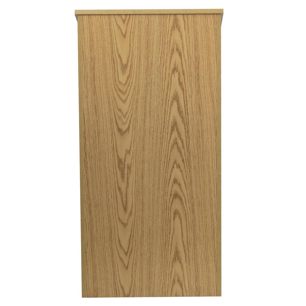 Stand-Up Wood Lectern in Oak - Flash Furniture