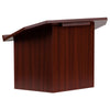 Foldable Tabletop Lectern in Mahogany - Flash Furniture