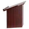 Foldable Tabletop Lectern in Mahogany - Flash Furniture