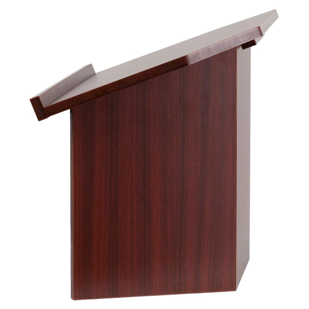 Foldable Tabletop Lectern in Mahogany - Flash Furniture