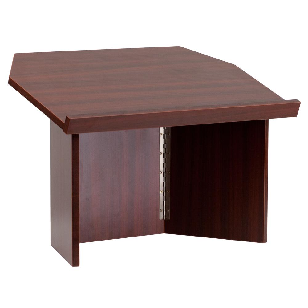 Foldable Tabletop Lectern in Mahogany - Flash Furniture