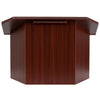 Foldable Tabletop Lectern in Mahogany - Flash Furniture