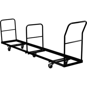 Vertical Storage Folding Chair Dolly - 50 Chair Capacity - Flash Furniture