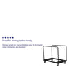 Black Folding Table Dolly for Round Folding Tables - Flash Furniture