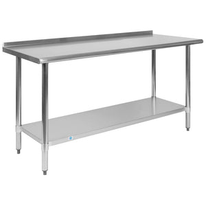 Stainless Steel 18  Gauge Prep and Work Table - Flash Furniture