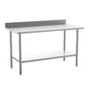 430 Stainless Steel 18 Gauge Kitchen Prep and Work Table, Stainless Steel - Flash Furniture