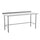 18 Gauge Open Base Kitchen Prep and Work Table with 1.5'' Backsplash - Flash Furniture