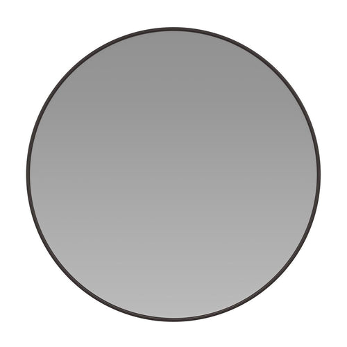 20'' Round Black Metal Framed Wall Mirror - Flash Furniture
