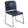 Navy Full Back Contoured Stack Chair with Gray Powder Coated Sled Base - Flash Furniture