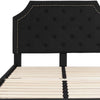 Full Size Tufted Upholstered Platform Bed in Black Fabric - Flash Furniture