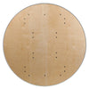 4-Foot Round HEAVY DUTY Birchwood Folding Banquet Table with METAL Edges - Flash Furniture