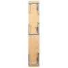 72'' x 12'' x 12'' Birchwood Bar Top Riser with Silver Legs - Flash Furniture