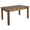 60'' x 38'' Rectangular Antique Rustic Solid Pine Farm Dining Table - Flash Furniture