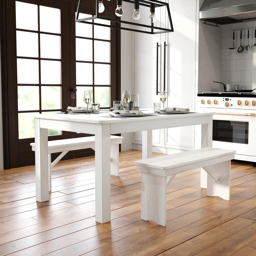 Farmhouse Dining Table - Flash Furniture