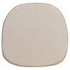 Cross Back Barstool Burlap Cushion - Flash Furniture