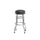 Bruno Double Ring Chrome Barstool with Dark Brown Seat - Flash Furniture