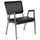 1000 lb. Rated Black Medical Reception Arm Chair with 3/4 Panel Back - Flash Furniture