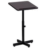 Adjustable Height Metal Lectern in Mahogany - Flash Furniture