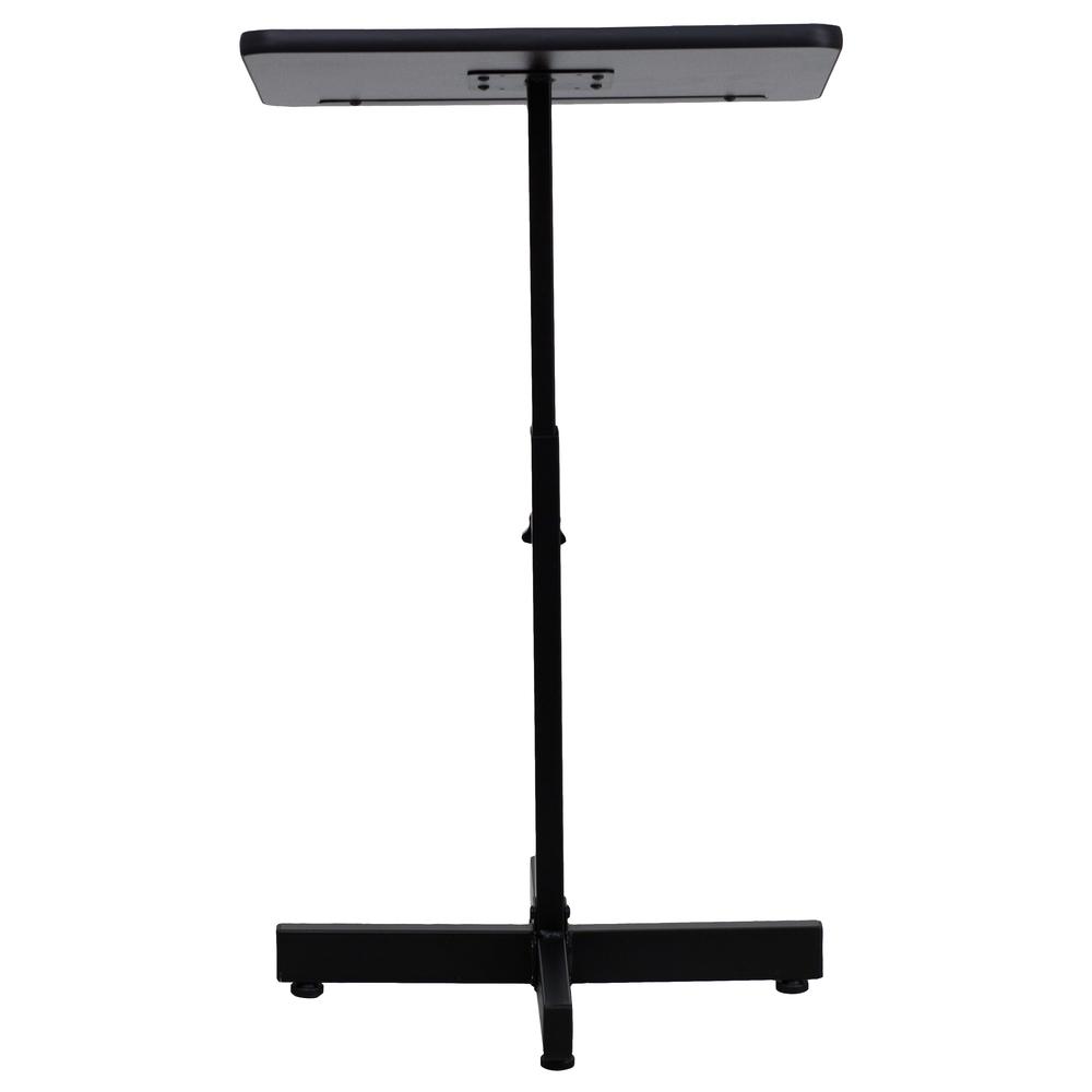 Adjustable Height Metal Lectern in Mahogany - Flash Furniture