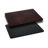 30'' x 42'' Rectangular Table Top with Black or Mahogany Reversible Laminate Top - Flash Furniture