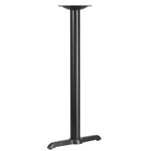 5'' x 22'' Restaurant Table T-Base with 3'' Dia. Bar Height Column - Flash Furniture