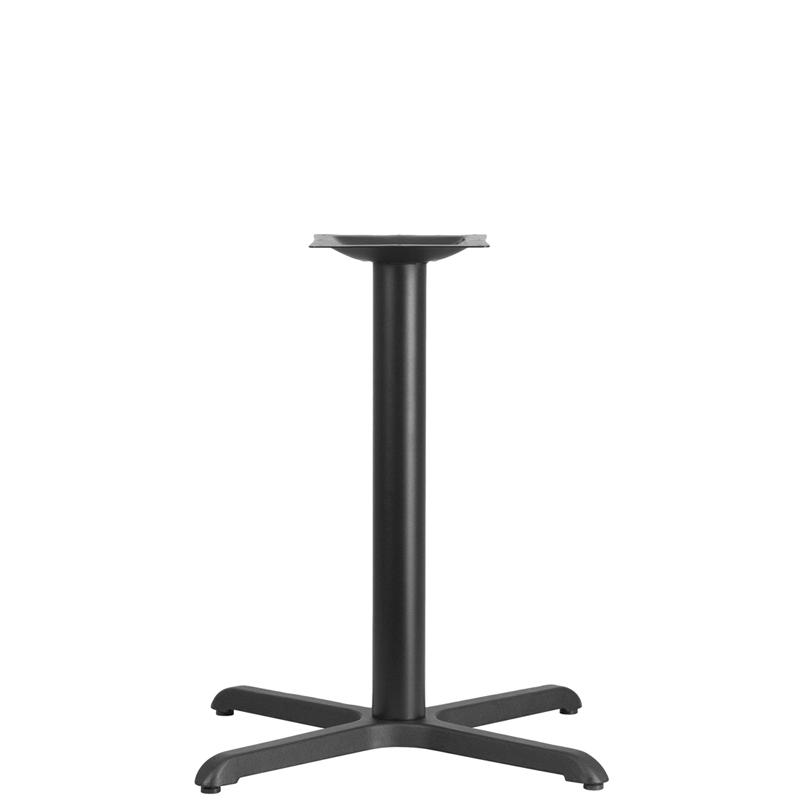 30'' x 30'' Restaurant Table X-Base with 3'' Dia. Table Height Column - Flash Furniture