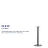 24'' Round Restaurant Table Base with 4'' Dia. Bar Height Column - Flash Furniture