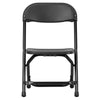 Kids Black Plastic Folding Chair - Flash Furniture