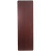 8-Foot High Pressure Mahogany Laminate Folding Banquet Table - Flash Furniture