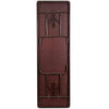 8-Foot High Pressure Mahogany Laminate Folding Banquet Table - Flash Furniture