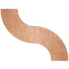 5.5 ft. x 2 ft. Serpentine Wood Folding Banquet Table - Flash Furniture