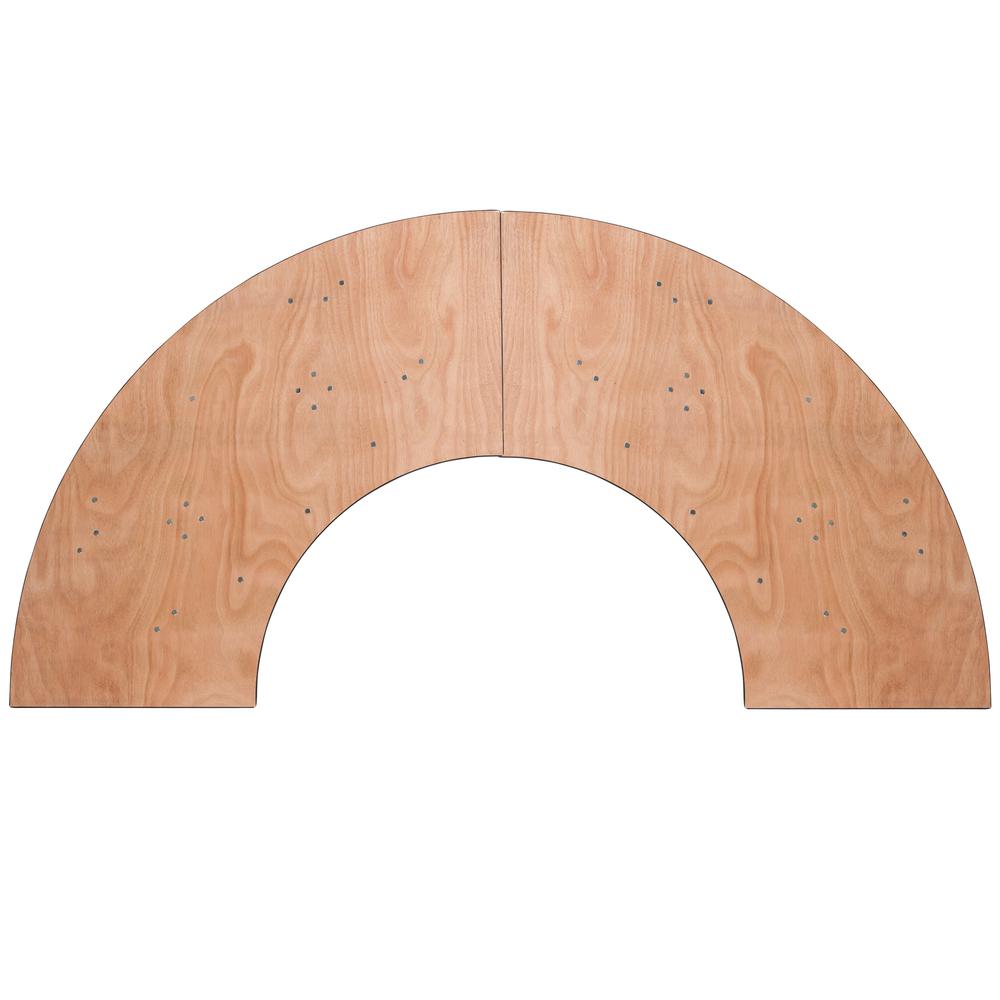 5.5 ft. x 2 ft. Serpentine Wood Folding Banquet Table - Flash Furniture
