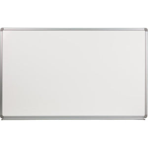 5' W x 3' H Porcelain Magnetic Marker Board - Flash Furniture