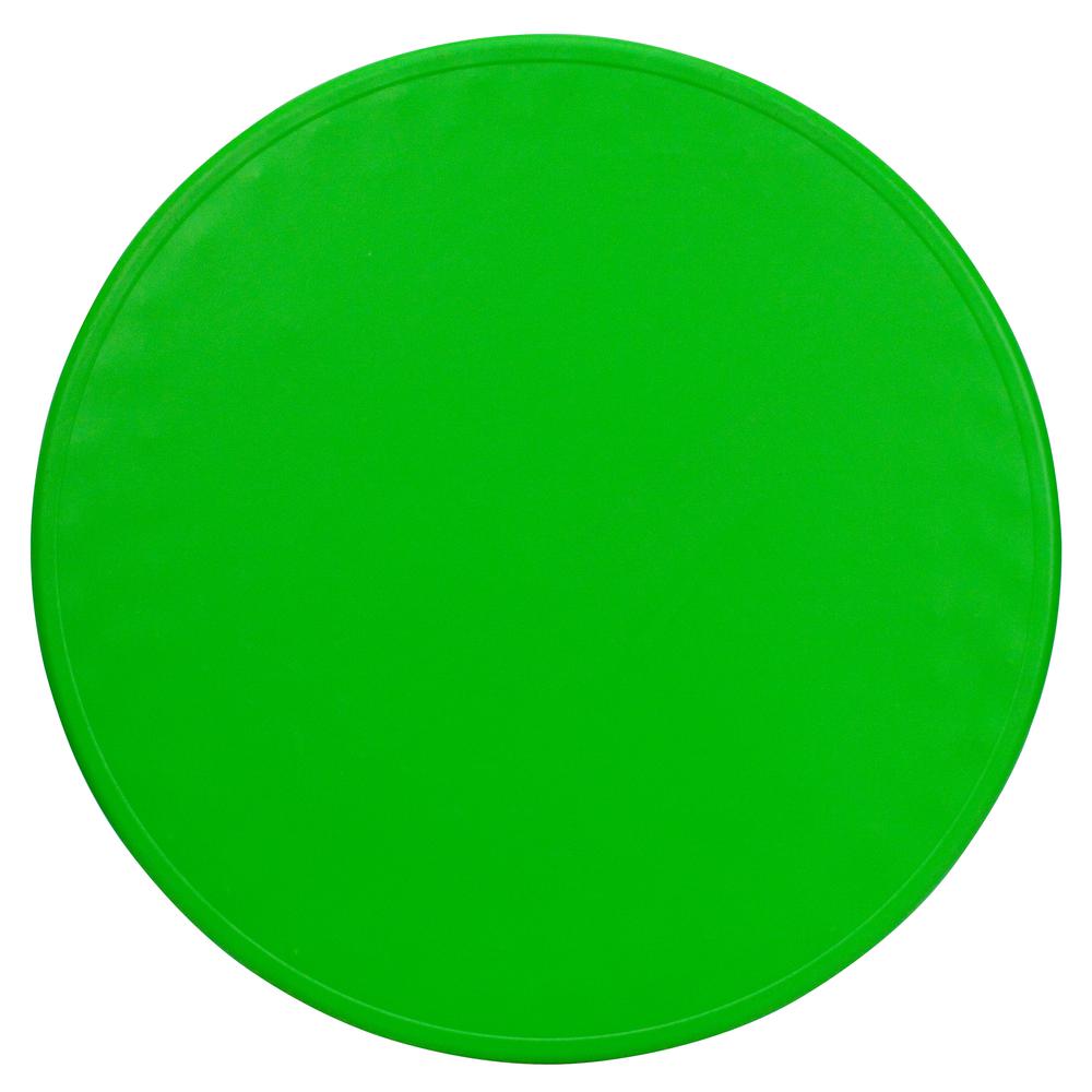 45'' Round Green Plastic Height Adjustable Activity Table - Flash Furniture