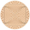45'' Round Natural Plastic Height Adjustable Activity Table - Flash Furniture
