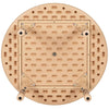 33'' Round Natural Plastic Height Adjustable Activity Table - Flash Furniture