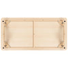 23.625''W x 47.25''L Rectangular Natural Plastic Height Adjustable Activity Table - Flash Furniture