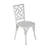 Brooklyn White Solid Wood Stackable Dining Chair with Intricate Back Detail - Flash Furniture