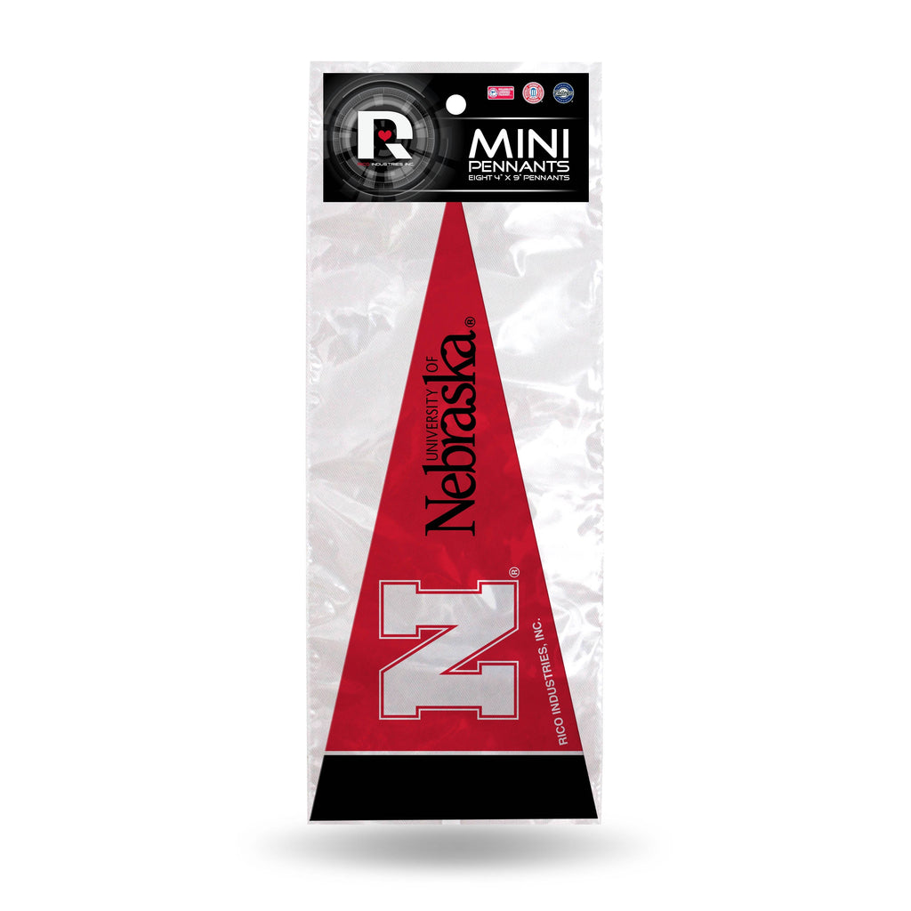 Nebraska Cornhuskers Pennant Set Mini 8 Piece - Rico Industries