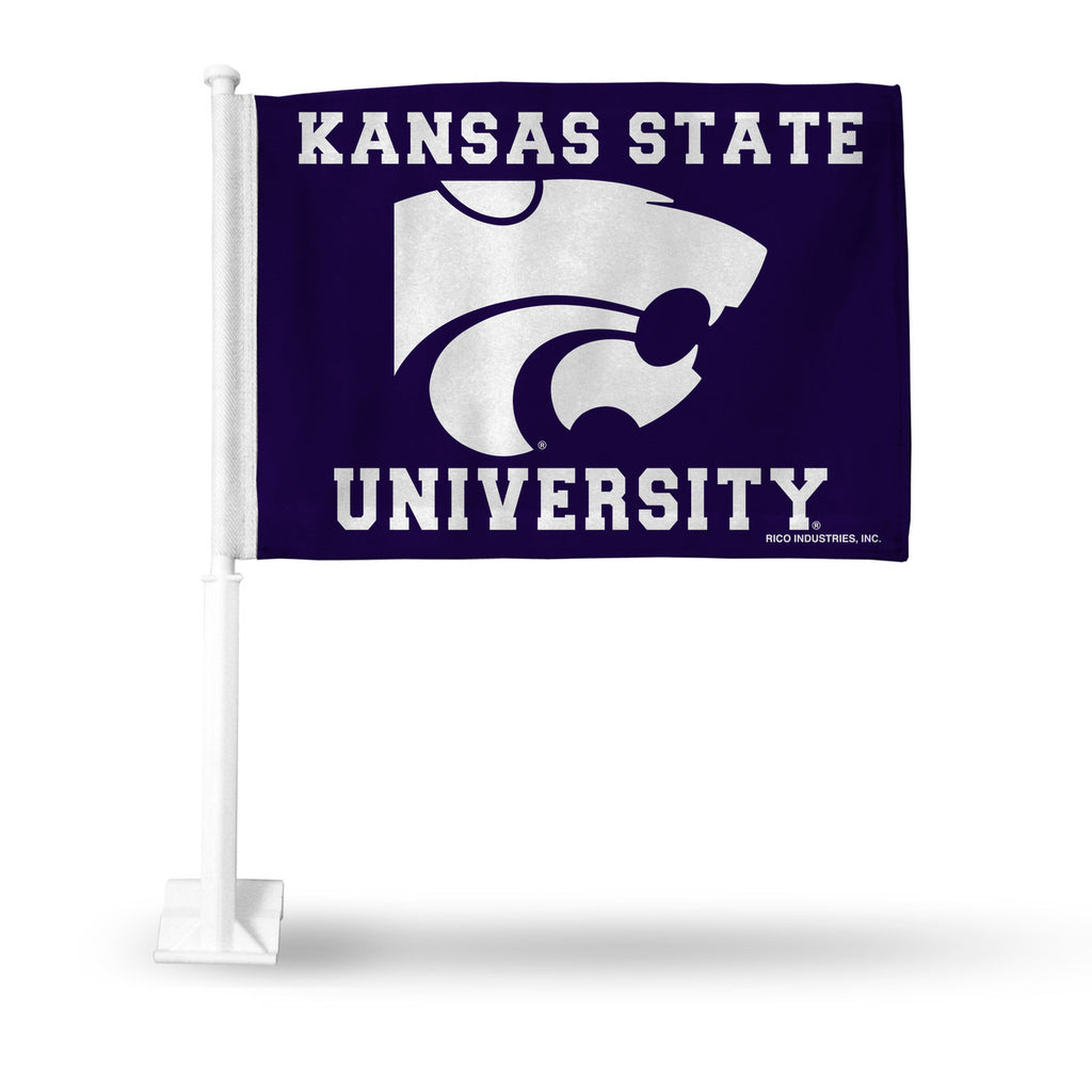 Kansas State Wildcats Flag Car Alternate - Rico Industries