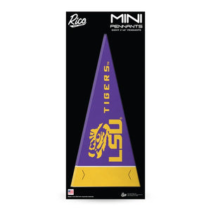 LSU Tigers Pennant Set Mini 8 Piece - Rico Industries