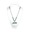 New York Jets Beads with Medallion Mardi Gras Style - Rico Industries