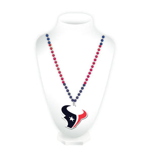 Houston Texans Beads with Medallion Mardi Gras Style - Rico Industries
