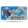 Detroit Lions License Plate Metal Split Design - Rico Industries