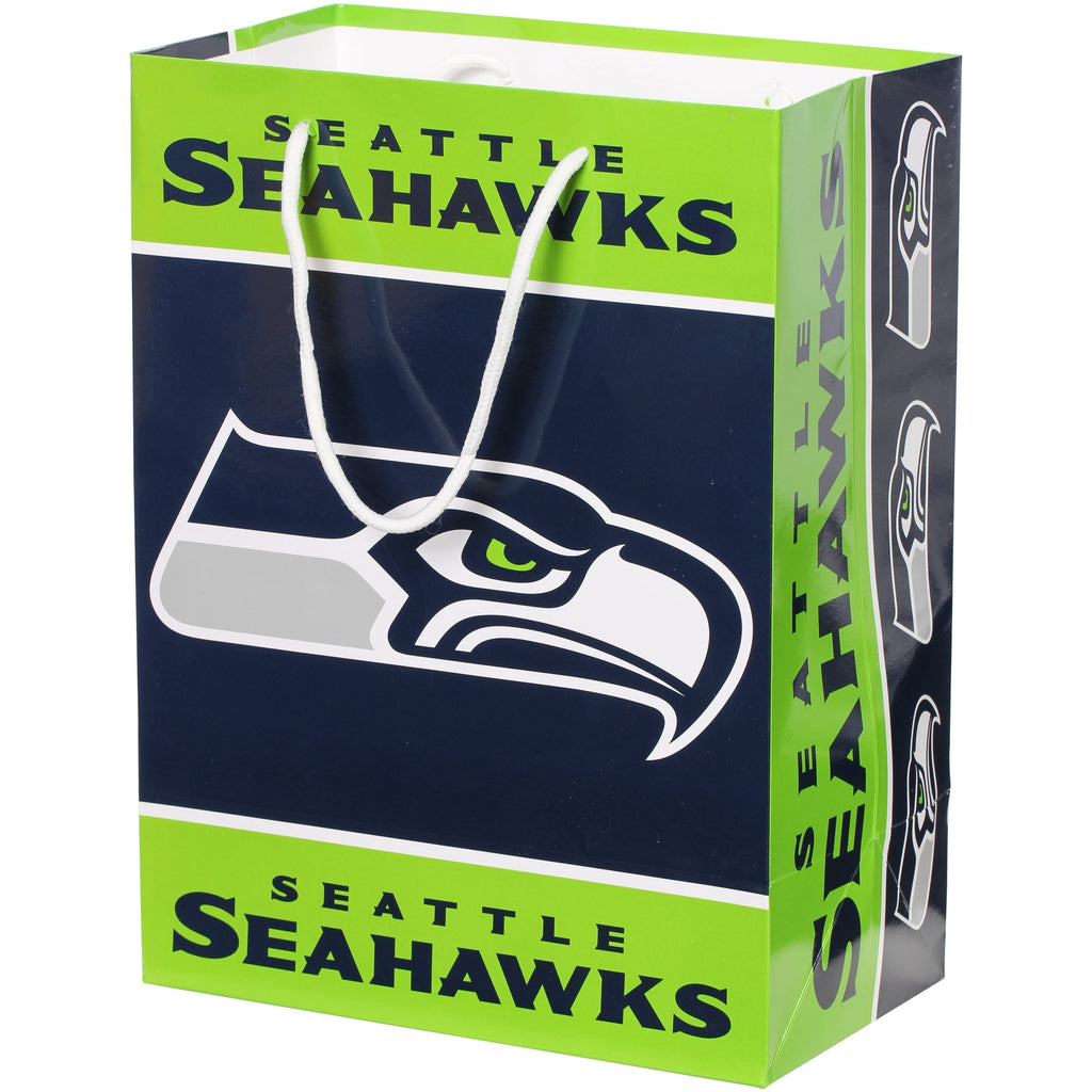 Seattle Seahawks Gift Bag Medium Holiday -
