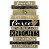 Central Florida Knights Sign 11x17 Wood Family Word Design - WinCraft